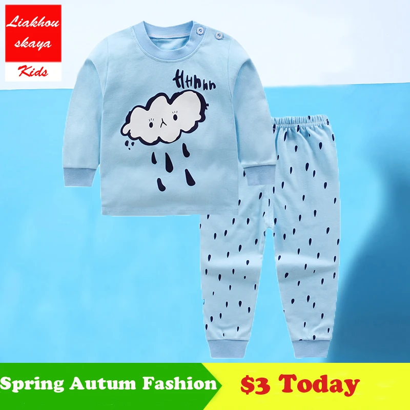 2018 Newborn font b Baby b font Boys Girls Clothes Summer Winter Sets 100 Cotton Clothing