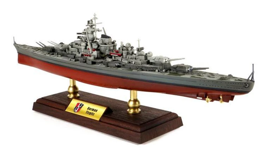 Масштаб FOV 1/700 военная модель игрушки немецкий боевой корабль Tirpitz литая