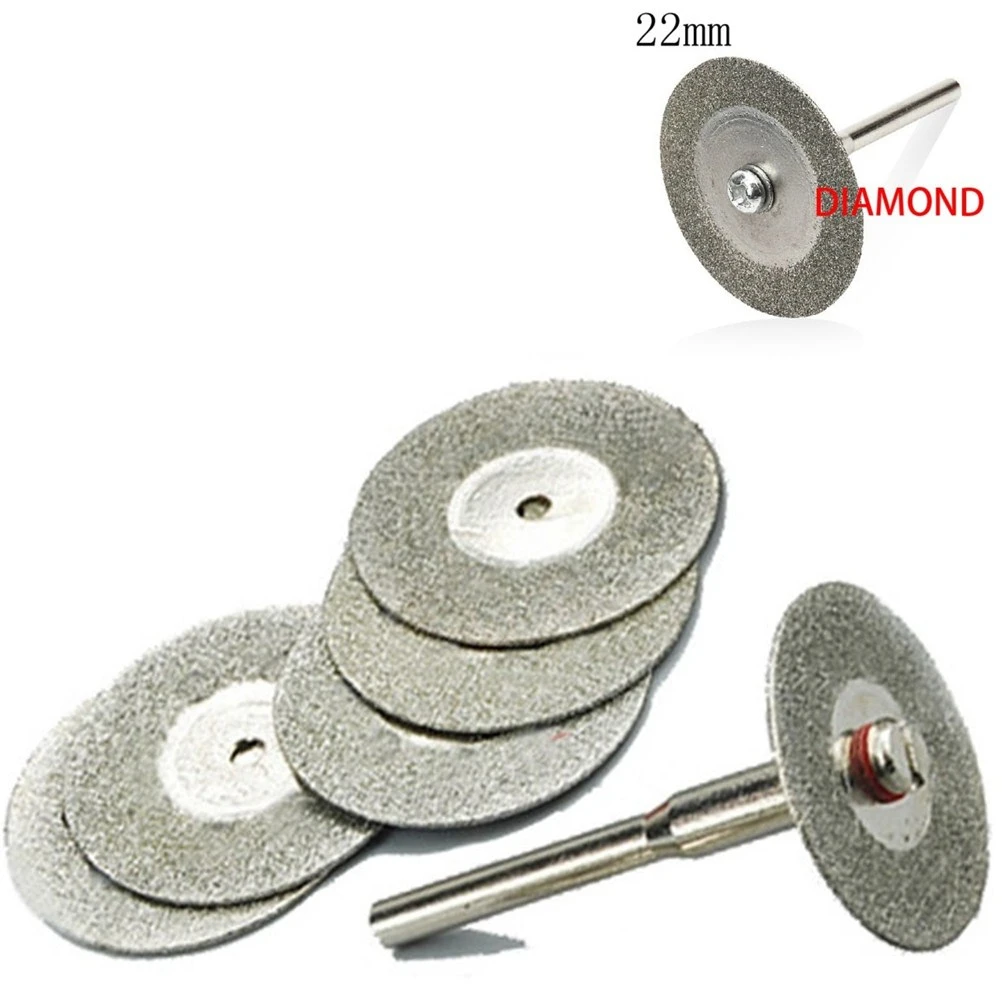 5 шт. 22 мм алмазная шлифовальная пила мини циркулярная пила режущий диск роторный инструмент алмазный диск для камня аксессуары