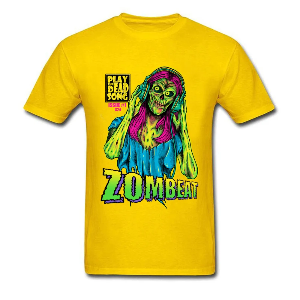  Normal T Shirt Family Short Sleeve Mens Tshirts TpicOriginaltitle Simple Style Fall Top T-shirts Round Neck Drop Shipping Zombeat yellow