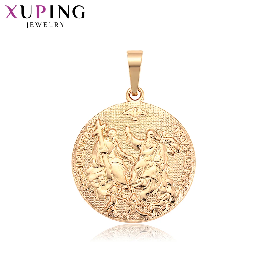 Xuping уникальная фигура форма золотой цвет кулон высокое качество Элегантные украшения для мужчин или женщин рождественские подарки S118.1-34639