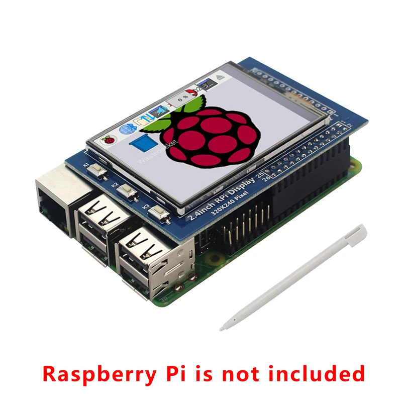 Новое поступление Raspberry Pi 3 model b плюс Экран 2,4/2,8 дюйма 320*240 TFT сенсорный ЖК-дисплей для всех Версия Raspberry Pi