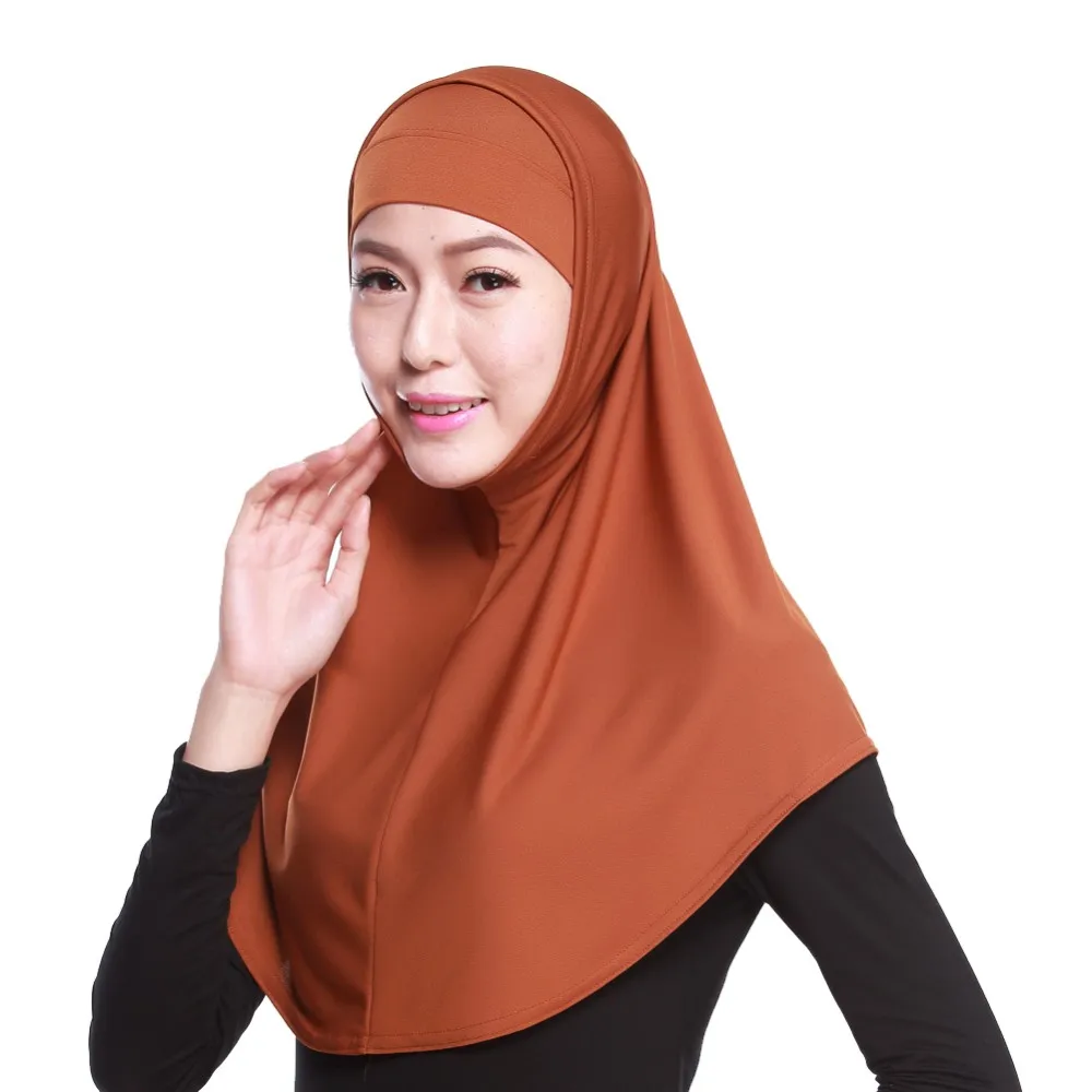 12 шт./лот) топ и юбка Простой мусульманский хиджаб шарф можно выбрать цвета HS102