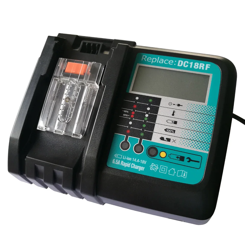 Зарядное устройство для аккумуляторов Makita 14 4 в 18 DC18RD DC18RC BL1860 BL1840 BL1830 6.5A |