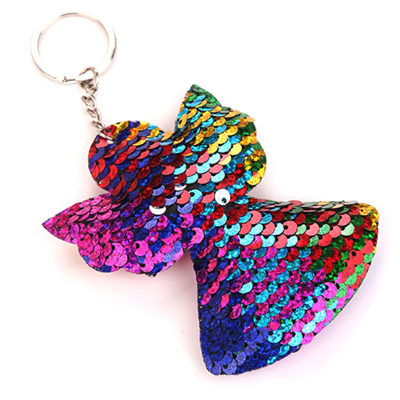 

Colorful Cute Angel Sequin Angel Key Pendant Stuffed Angel Doll Kids Toys Girls Bag Hang Pendant Key Chain Speelgoed Gift