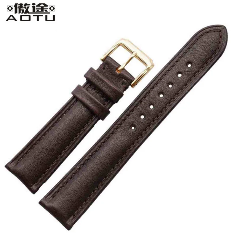 

18mm 20mm 22mm Genuine Leather Watchbands For Rolex Men Watch Straps Water Resistant Women Watch Belt Watchbands Fits All Brand
