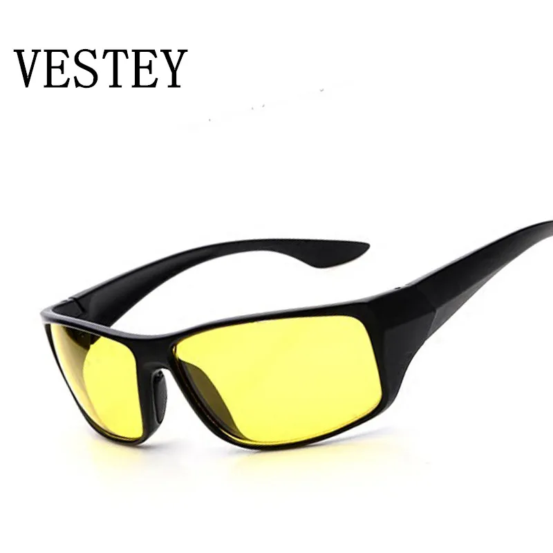 

2019 Sunglasses Women High quality Square Frame Night Vision Men Glasses Driver Night Driving Mirror Light Goggles Gafas De sol