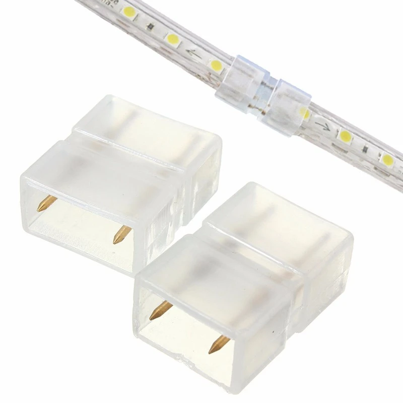 

8mm/10mm 2 Pin Weldless Connector Connection Solderless For 5050/3014/2835/5730 LED Light Strip Lamp