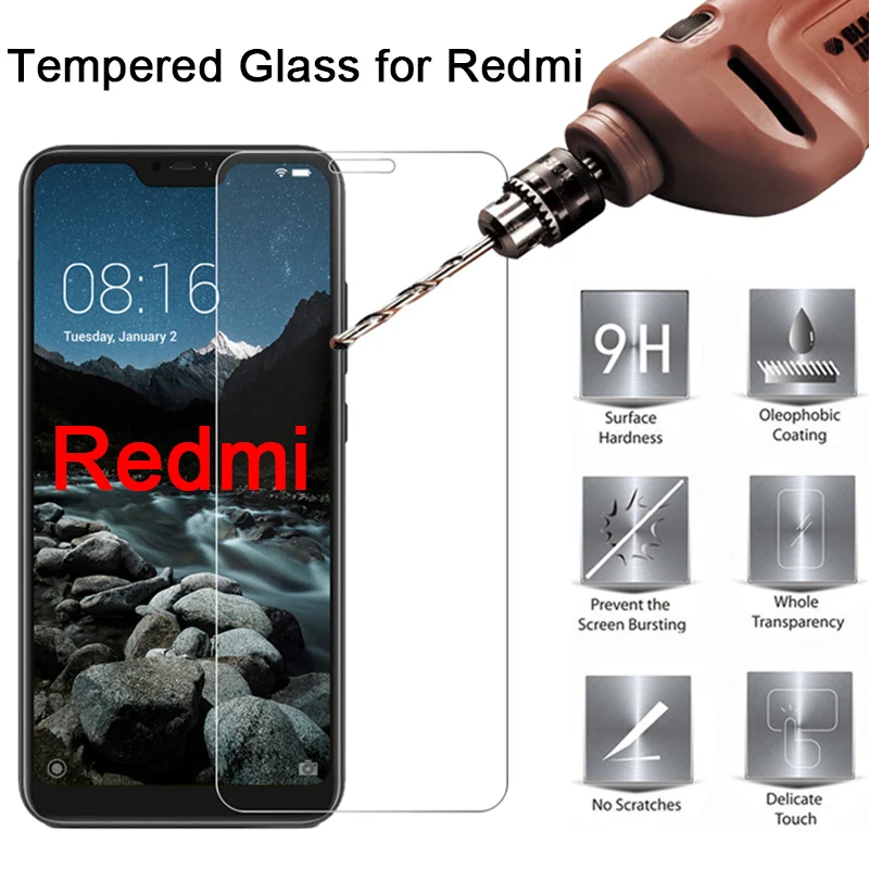 9H HD Screen Protector for Redmi Note 7 7S 6 5 Pro 5A Prime Tempered Safety Protective Glass on Xiaomi Redmi Note 4X 4 3 2