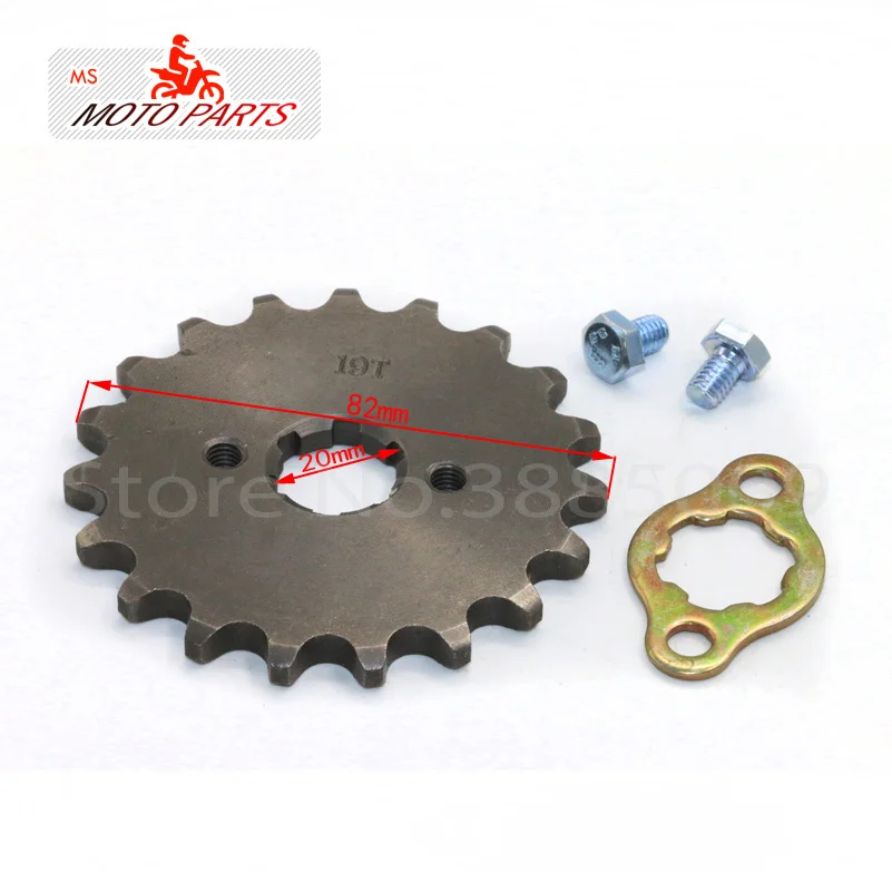 

420 19 T Tooth 20mm Front Engine Sprocket for Orion Taotao SSR SDG Dirt Pit Bike ATV Quad Motor Moped Buggy Scooter Motorcycle