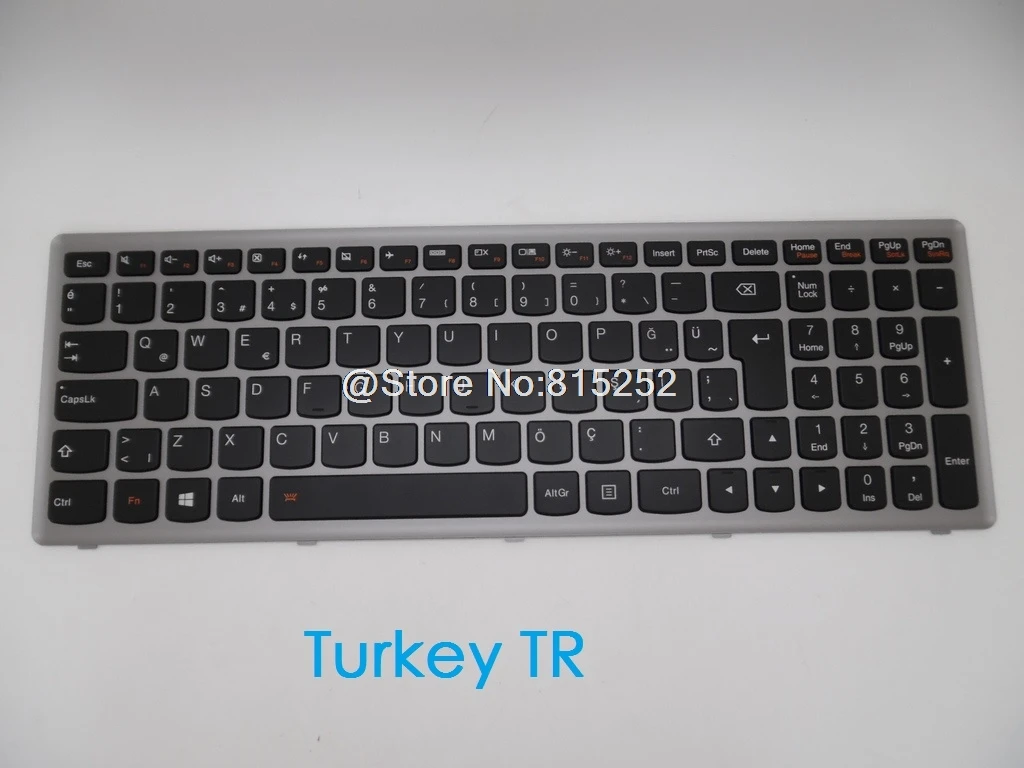 Клавиатура для ноутбука Lenovo Z710 U510 английский США Испания SP Турция TR Венгрия HG
