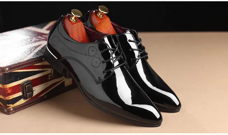 Mens Casual Shoes' Black Oxford Shoes Men Winter Autumn Spring Men Casual Shoes Leather Lace Business Formal Shoe For Mens Brand (11)