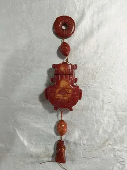 

Antique old old jade antique ornaments high wind chimes