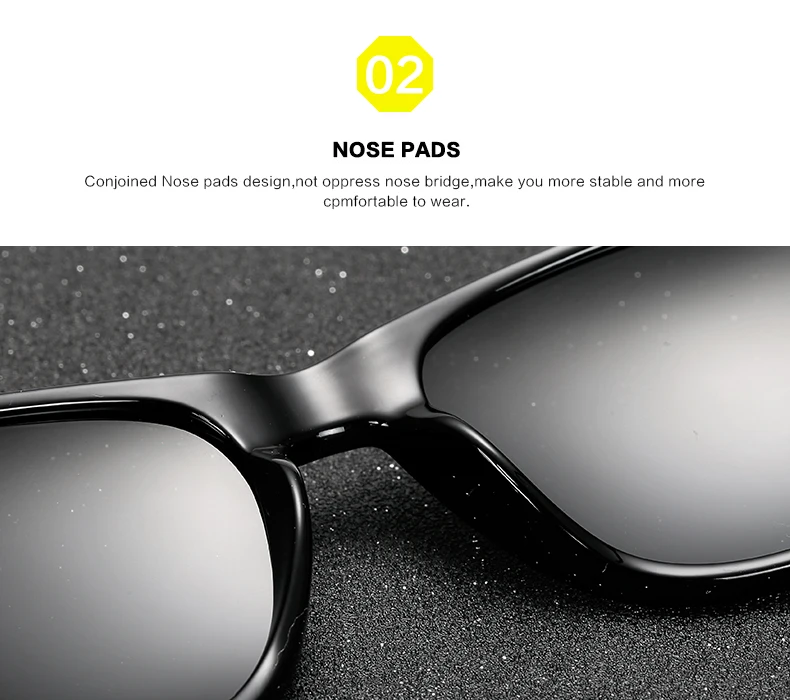 Длинные Хранитель Для мужчин поляризованных солнцезащитных очков высокое качество Алюминий сплава рама мужской вождения очки UV400 с