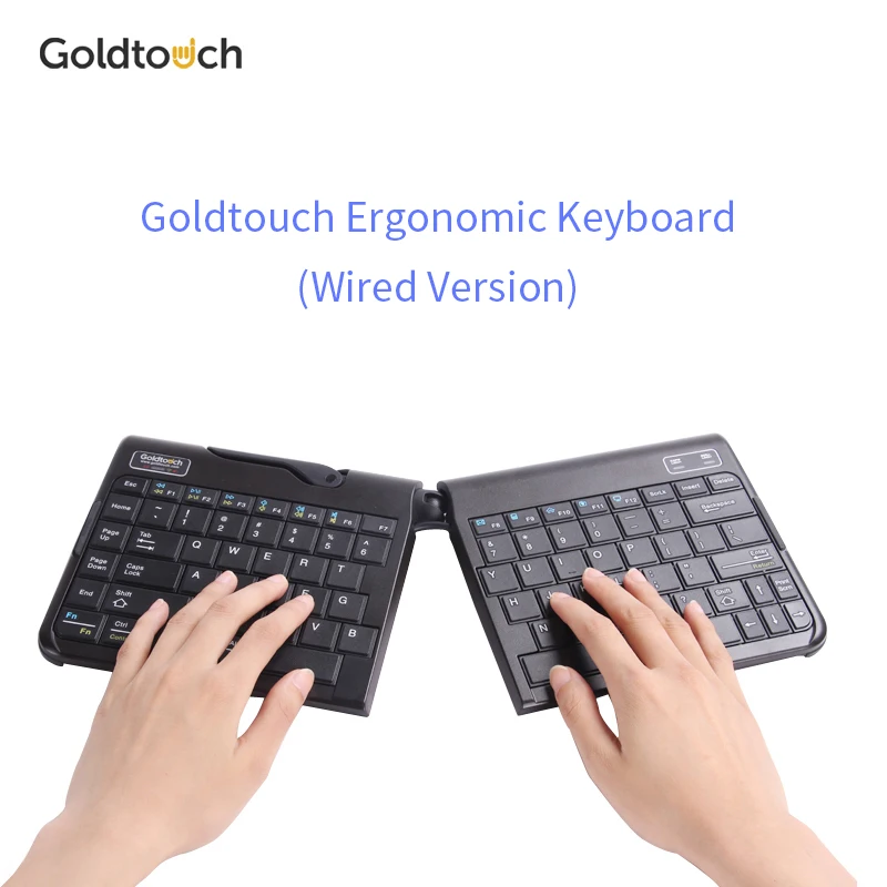 Original Goldtouch ergonomic keyboard height adjustable
