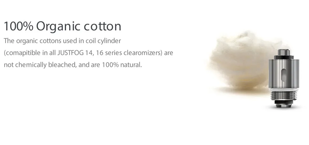 Justfog Organic Cotton Coil3