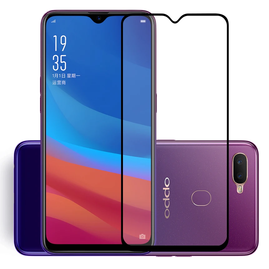 2.5D 9H Премиум Закаленное стекло для OPPO F9 Pro Полное покрытие Защитная пленка экрана