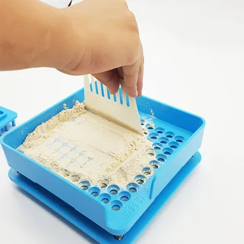 

ABS Blue Capsule Filling Plate 100 Hole Filling Machine Manual Capsule #1 Medicine Capsule Production DIY Herb