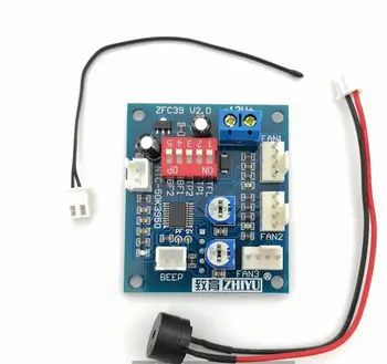 

DC 12V PWM PC CPU Fan Temperature Control Speed Controller CPU Alarm Module