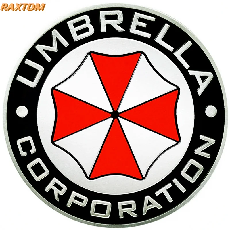 

3D Aluminum Umbrella corporation car sticker For Nissan Teana X-Trail Qashqai Livina Tiida Sunny March Murano Juke