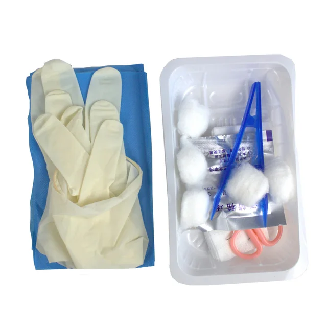 1set/bag 2bag EO Sterilization disposable dressing change suture Kitin