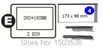 CARAV 11-172 Car Radio Installation Trim Fascia Panel