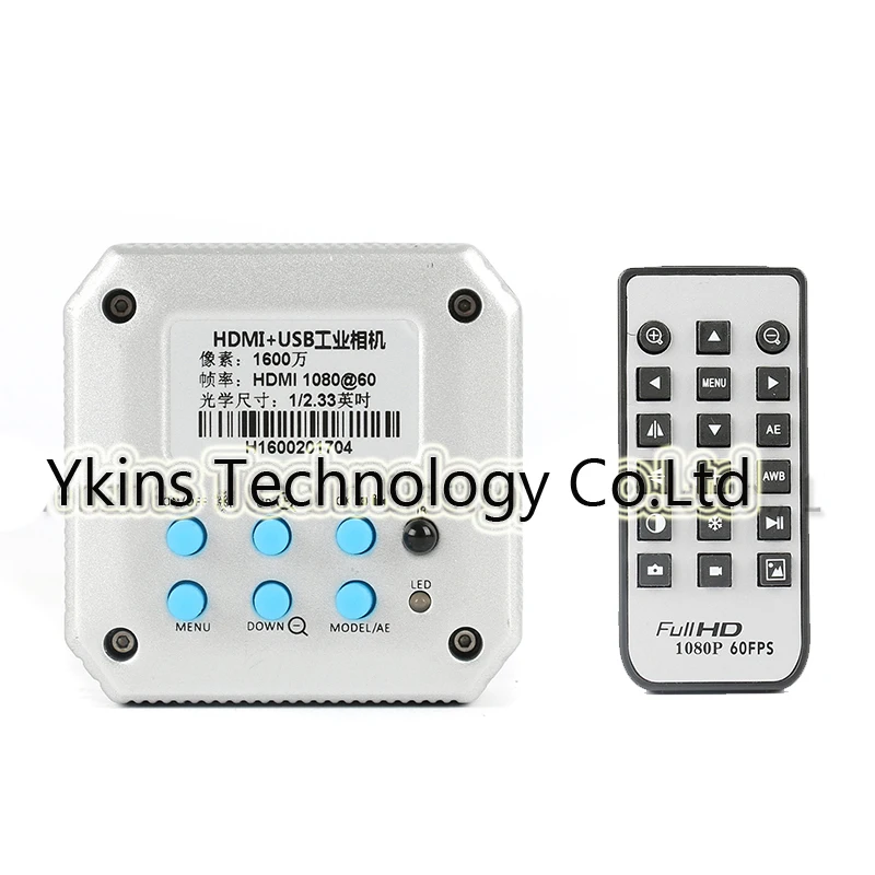 

Professional Digital HD 16MP 1080P 60FPS USB HDMI industrial Video Camera Microscope SD Card Storage Recorder+IR Remote Control