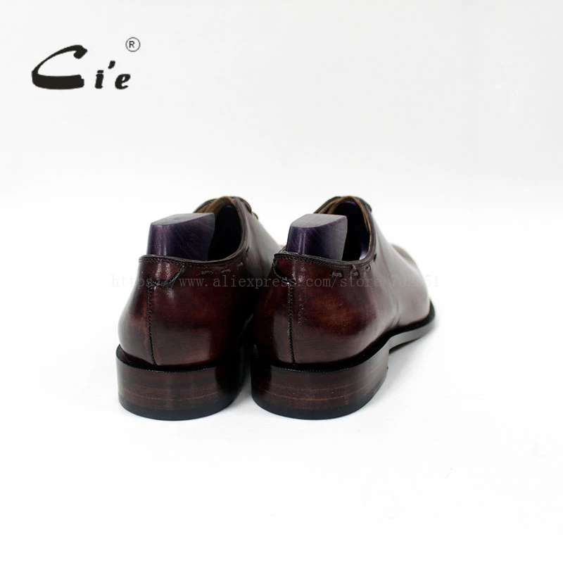 Bezerro 100 Homens Respirável Artesanal Macky De Praça Genuíno 13 Dos casual Couro Plain 08 Cie Ox Pátina Sola Oxford Toe Vestido Marrom q0PXf0wt