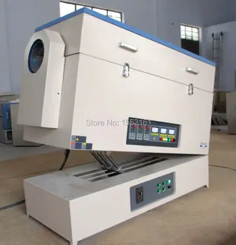 

1200C Continuous Rotary tube calciner furnace