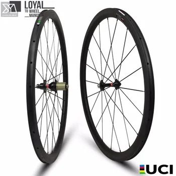 

Hot Sale Cycle Cross Carbon Wheels 25mm Width 38mm Depth Tubeless With Novatec D711 Disc Brake Hub And Pillar 1432 Spoke