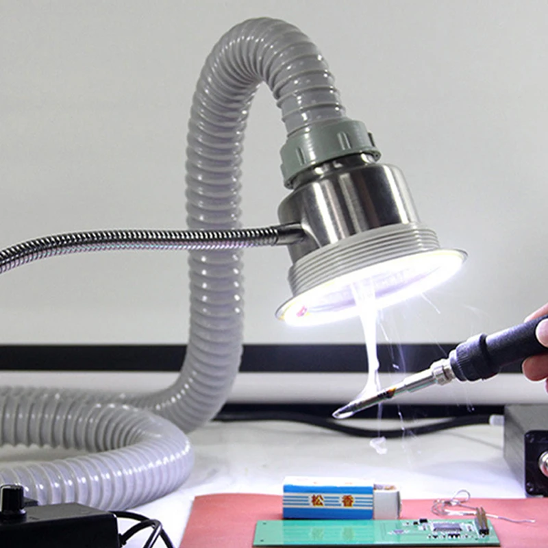 

Anti-static Sucking Smoke Instrument Repair Smoking Lighting Dual Purpose Soldering Iron Welding Smoke Evacuator TBK-1