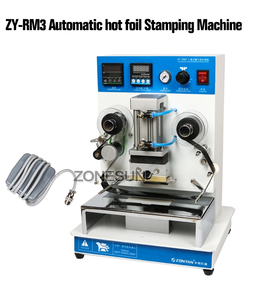 ZONESUN ZY-RM3 Automatic Pneumatic Stamping Machine