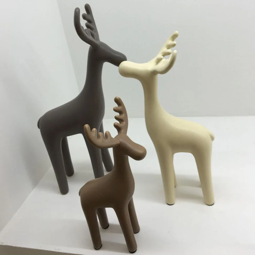 

The deer TV cabinet decoration Home Furnishing ornaments exquisitely modern style living room ceramic ornaments