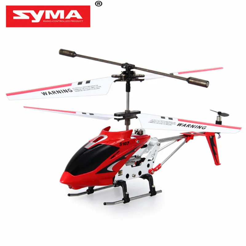 S107G S107 мини Дрон 3CH RC Летающая Игрушка Гироскоп радиоуправление металлический