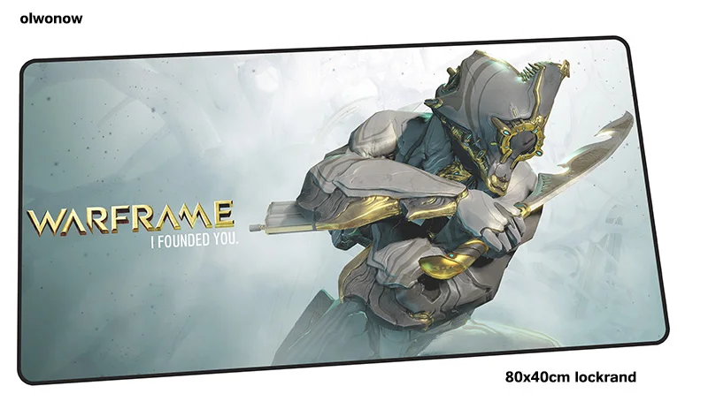 Warframe коврик для мыши 80x40 см самый дешевый коврики для мыши лучшие игровой коврик для игровой мыши HD Принт Большой коврики для мыши Клавиатура ПК накладка