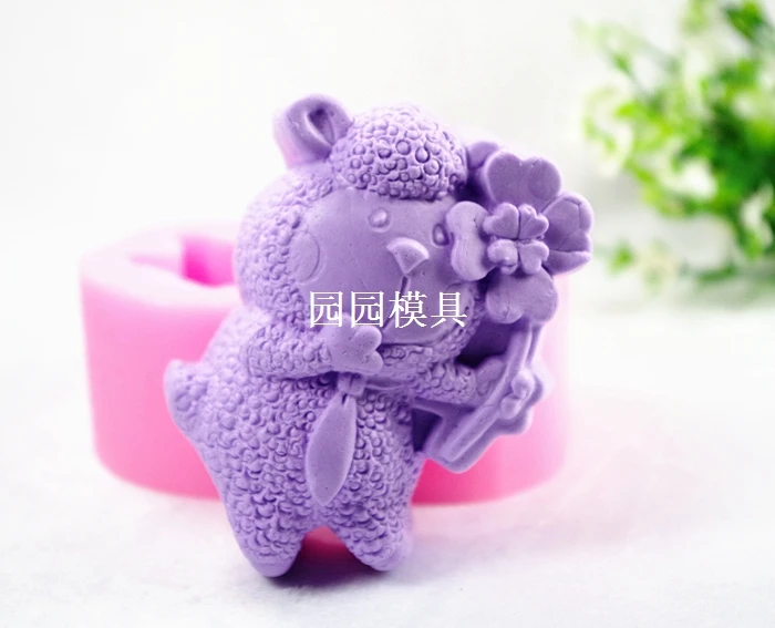 

Cartoon Silicone Soap mold Handmade 3D silicone mould DIY Carft molds S326