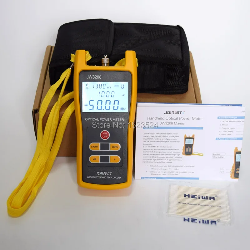 Fiber Optical Multimeter -50~+26dBm JW3208C
