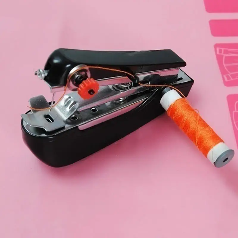 1 шт. портативная мини ручная швейная машина простое управление швейные инструменты швейная ткань удобный инструмент для рукоделия