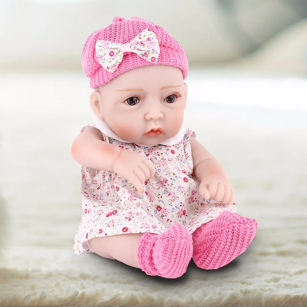 Us 2852 28cm 11 Inch Classic Princess Girl Doll Handmade Full Silicone Reborn Baby Dolls With Red Rose Clothes Set Kids Birthday Gift In Dolls From - 