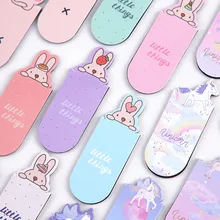 1 Упак. Kawaii милый Единорог кролик магнитный материал Закладка канцелярский школьный офисный поставки закладки стикер для холодильника sl1742