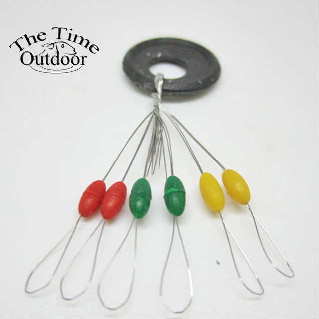 600pcs/lot Colorful fishing bobber stopper, float stops,rubber space