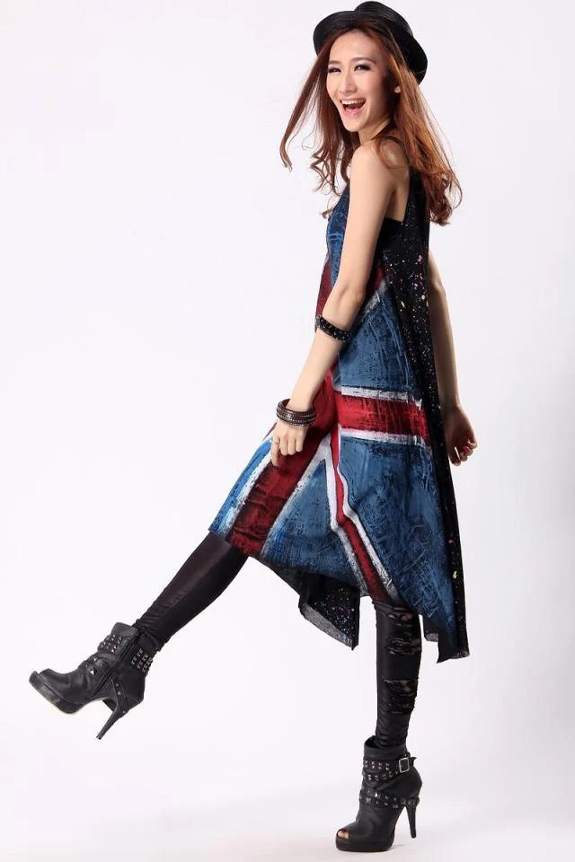 Jumper Dress Shirt HipHop Punk Rock 