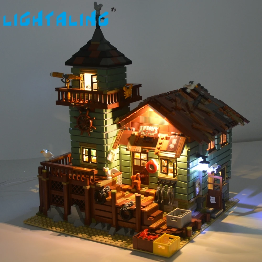 Lightaling LED Set (Only Light Set) For Old Fishing Store Building Model Compatible with LEGO 21310 Lightaling LED Set (Only Light Set) For Old Fishing Store Building Model Compatible with LEGO 21310