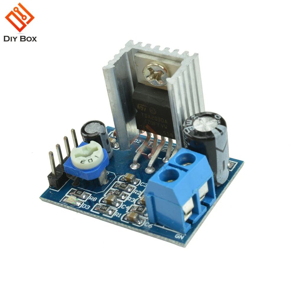 

TDA2030 6-12V 18W Single Power Supply Audio Amplifier Board Module TDA2030A AMP Module DIY Kit Parts