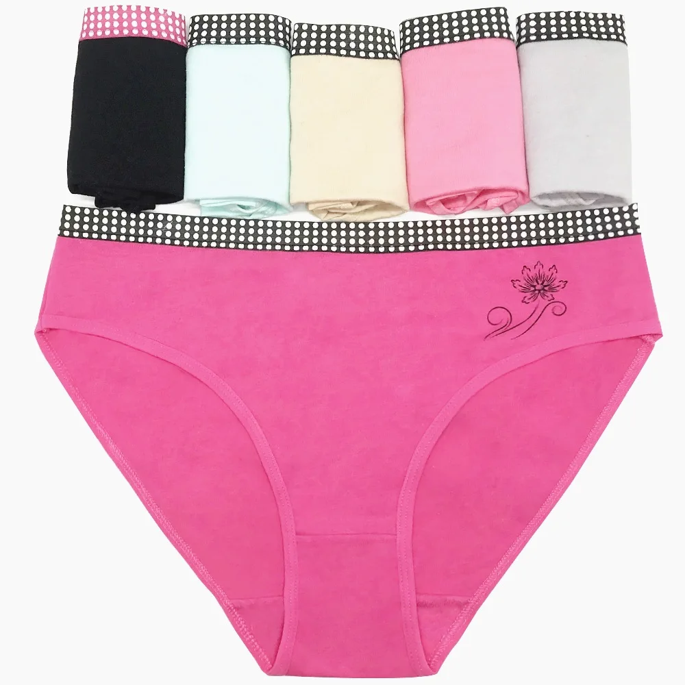 

Free Shipping 4pcs/lot Big yards 2XL/3XL/4XL Women's underwear plus size cotton large size lady briefs mommy pants 89088