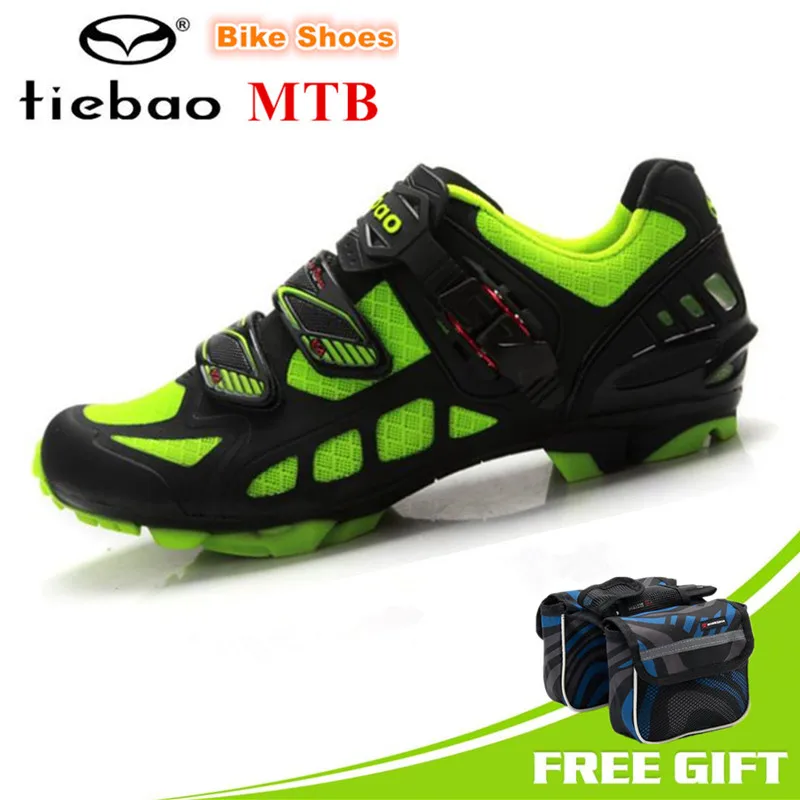 

Tiebao Men Cycling Shoes 2018 sport Shoes Mountain Bike Bicycle MTB Shoes Reflective Cycle Sneakers women Triathlon Racing Shoes