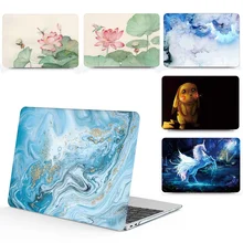 Чехол для планшета с цветной печатью, Жесткий Чехол для 11, 12, 13, 15 дюймов, Apple Macbook Air Pro, retina, сенсорная панель, чехол для ноутбука, чехол