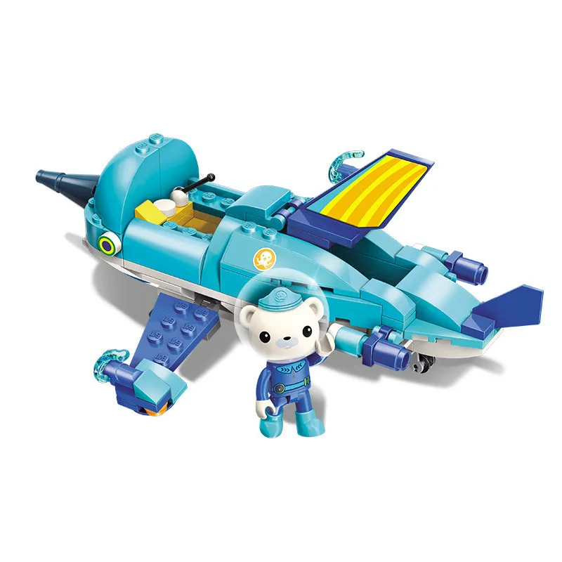 Les Octonauts Octopod Octopus Playset& Barnacles kwazii песо Inkling Duplo ENLIGHTEN кирпич детская игрушка строительный блок Octo-Pod - Цвет: 3702