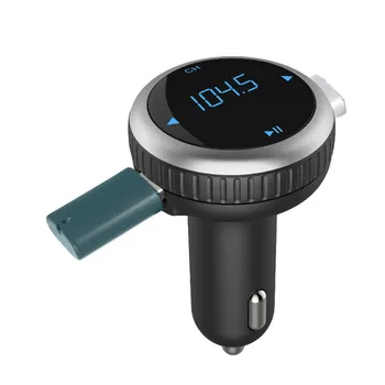 

12-24V Bluetooth Car Music Player MP3 FM Transmitter GPS Car Finder Locator Modulator 2.1A Dual USB Car Charger Support TF Card