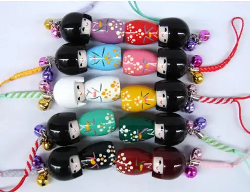10 цветов новинка шт. популярная мультяшная японская кукла Kokeshi деревянные